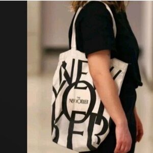 BNWOT The New Yorker Canvas Tote Bag